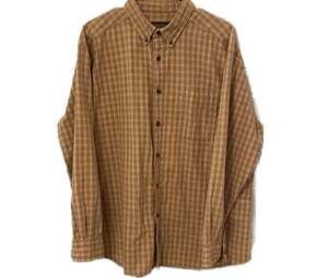 Woolrich Men's XL Long Sleeve Button Down Plaid Flannel Shirt